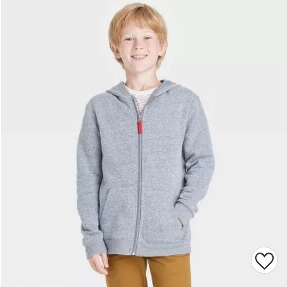 Boys' Fleece Zip-Up Hoodie - Picture 1 of 3